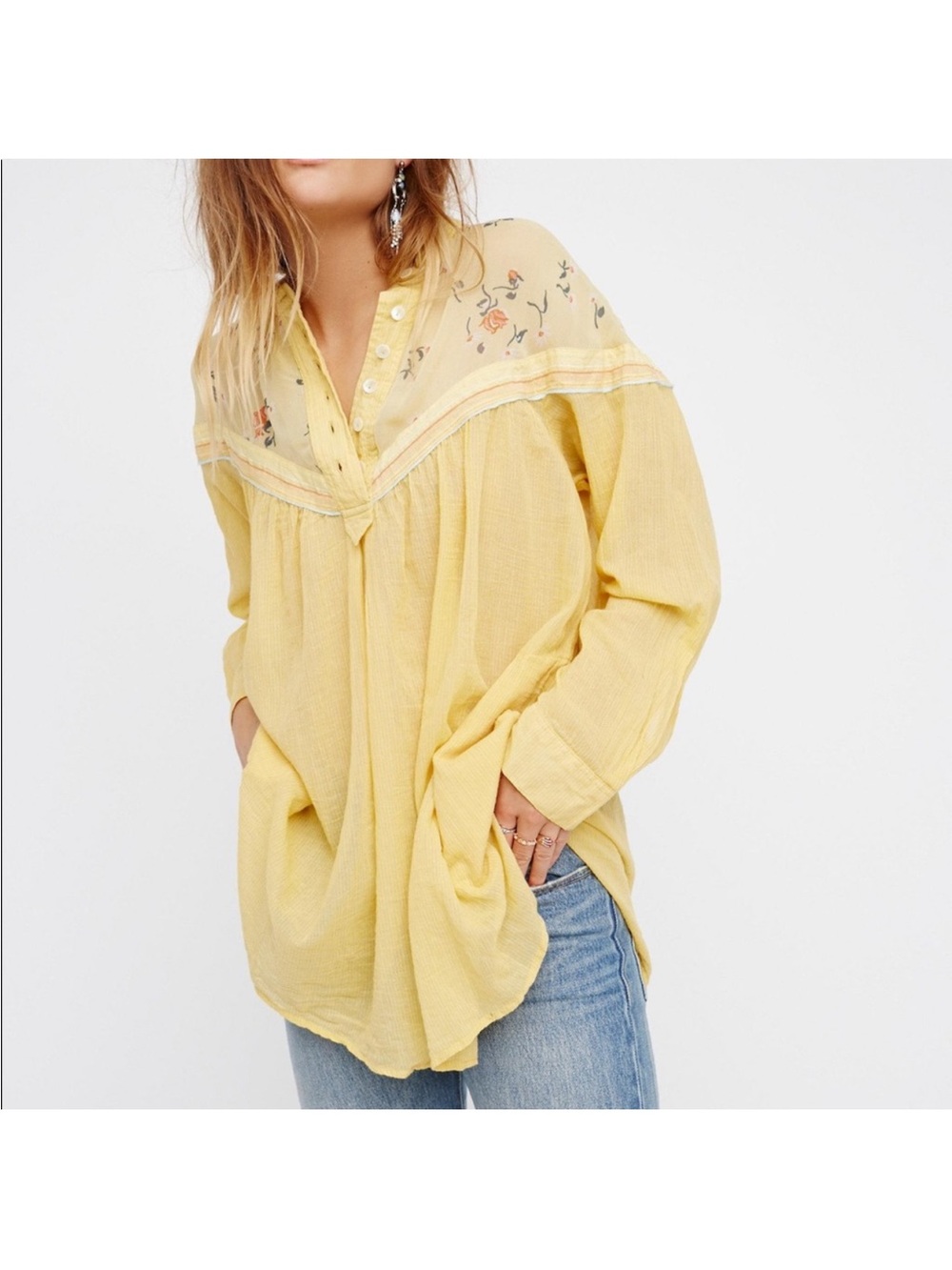 Free People Hearts And Colors Top